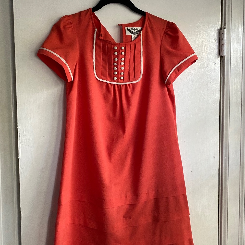 Coral Babydoll dress